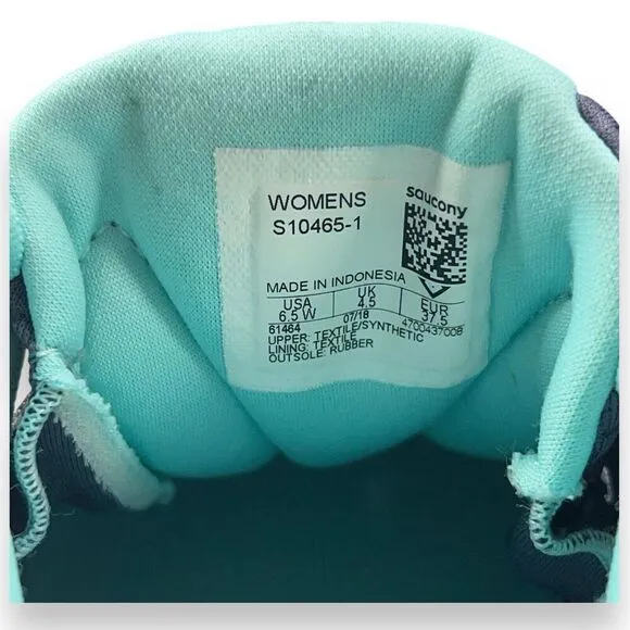Saucony Guide ISO 2 Womens Size 6.5 WIDE Running Shoes Gray