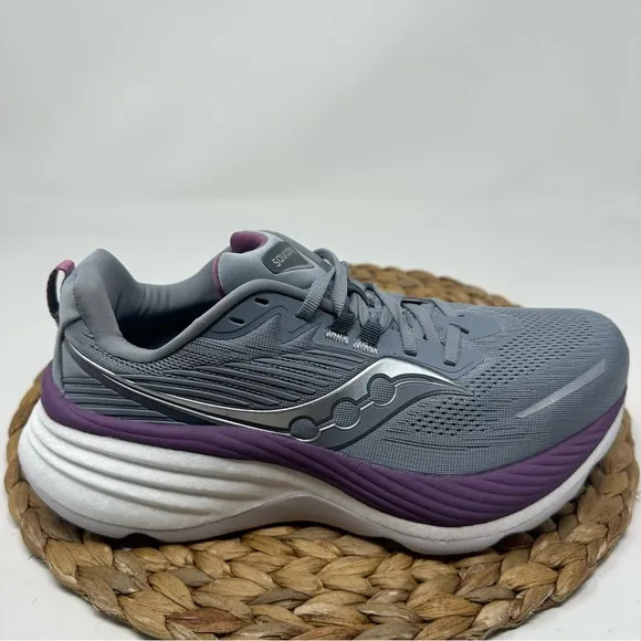 SAUCONY Hurricane 24 Running Shoes Flint Viola Size 9.5 Women's