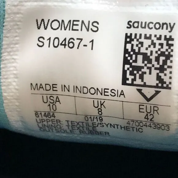 Saucony Kinvara 10 Everun Blue/White Running Shoes S10467-1 Women's Size 10