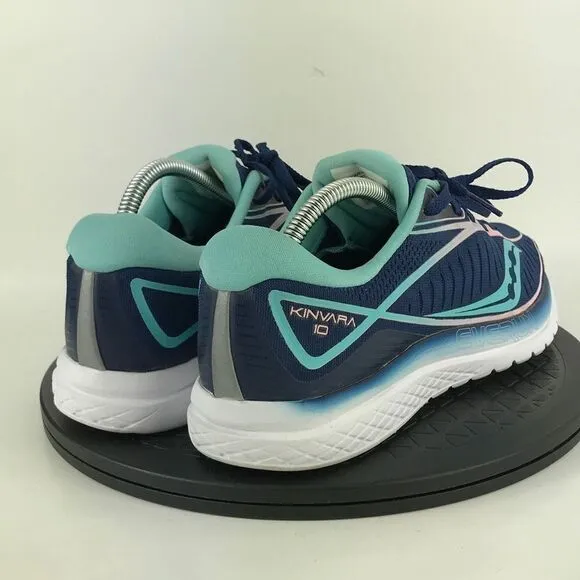 Saucony Kinvara 10 Everun Blue/White Running Shoes S10467-1 Women's Size 10