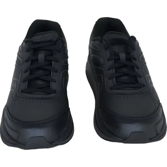 Saucony Men's Echelon Walker 3 Black Walking Shoes, Size 7 US 40 EU