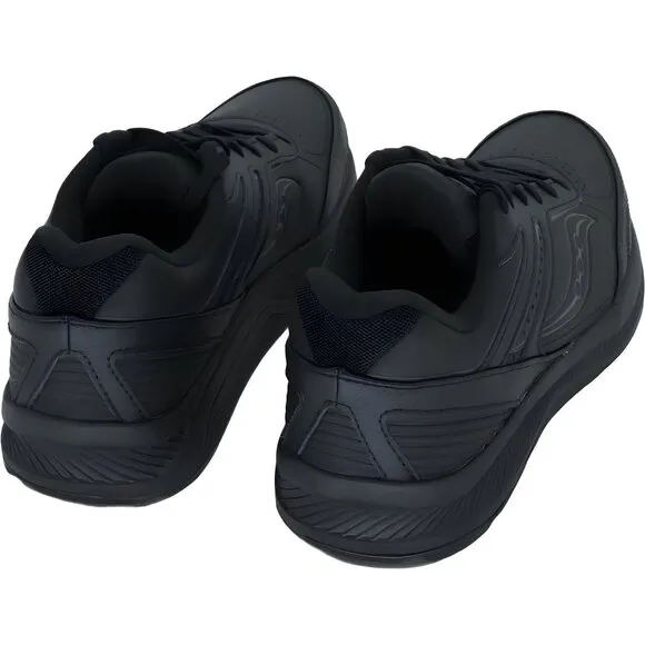 Saucony Men's Echelon Walker 3 Black Walking Shoes, Size 7 US 40 EU
