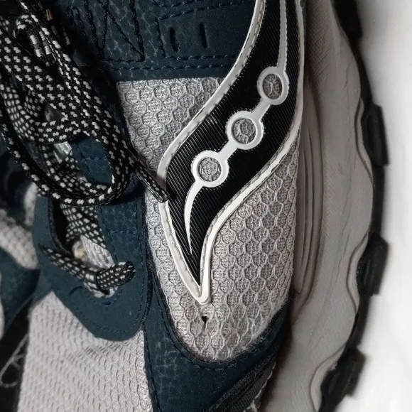 Saucony Mens Grid Raptor Tr 2 Gray Running Shoes Size 13