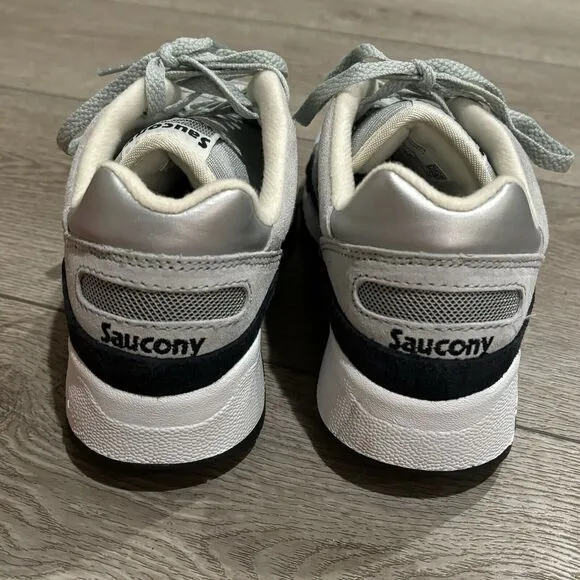 Saucony Originals Shadow 6000 Gray Silver Shoes S70441-7 Men’s 8 Running Shoes