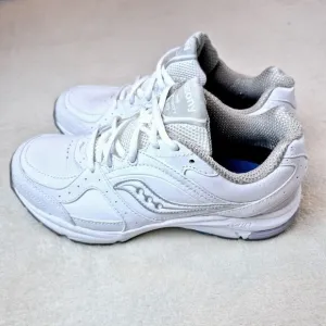 Saucony Women's Grid Integity ST2 XT-900 Walking Shoes Sneakers White/Sliver 7 D