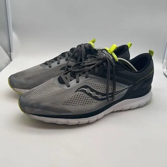 Saucony Liteform Miles Size 13 M (D) EU 48  Men's Running Shoes Grey S40007-2