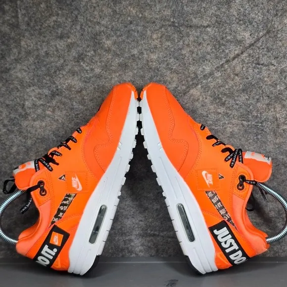 Size 6 - Nike Air Max 1 Women's Running‎ Shoes Just Do It Orange 917691-800