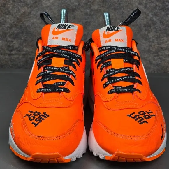Size 6 - Nike Air Max 1 Women's Running‎ Shoes Just Do It Orange 917691-800