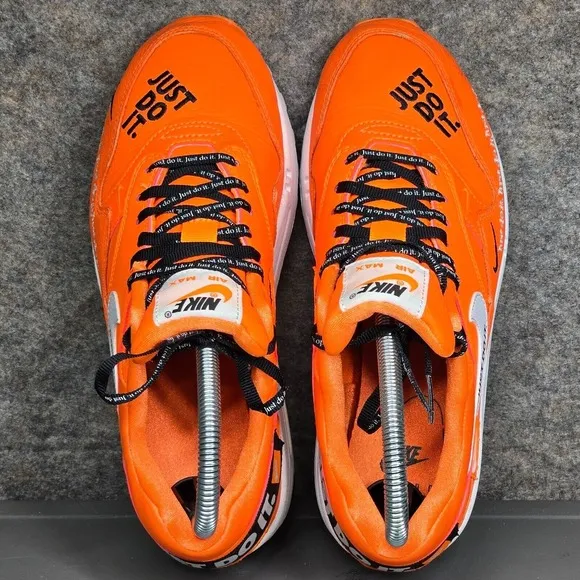 Size 6 - Nike Air Max 1 Women's Running‎ Shoes Just Do It Orange 917691-800
