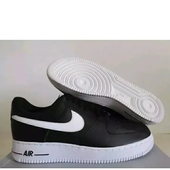 Size 7 - Nike Air Force 1 '07 AN20 Black White,without Original box