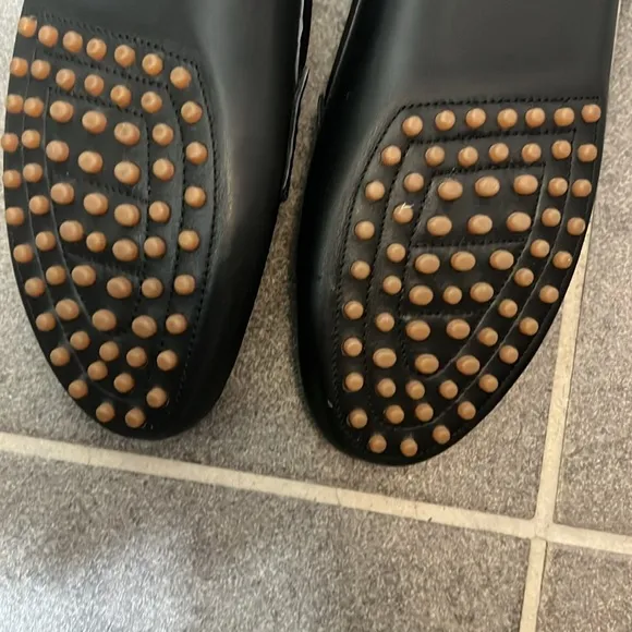 Size 7.5 Ralph Lauren Collection Purple Label Leather DASITA Driving Loafer Shoe