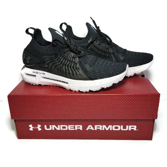 Size 8.5 Women's Under Armour HOVR Phantom Running Shoes 3022600-001 Bla…