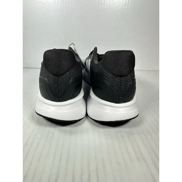 Size 9 Men’s Adidas RUNFALCON 5 CLOUDFOAM Running Sneakers Shoes Black White