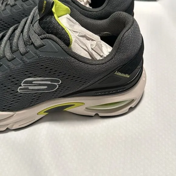 Skechers Air Shoes Mens 9.5 Wide Gray Skech Air Ventura