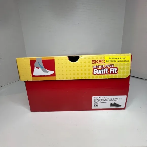 Skechers Bounder 2.0 Swift Fit Size 9M Hands Free Memory Foam Comfort 318163