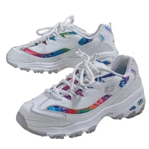 Skechers D'lites Rainbow Summer Fiesta  Shoes White Women's 8 EU 38