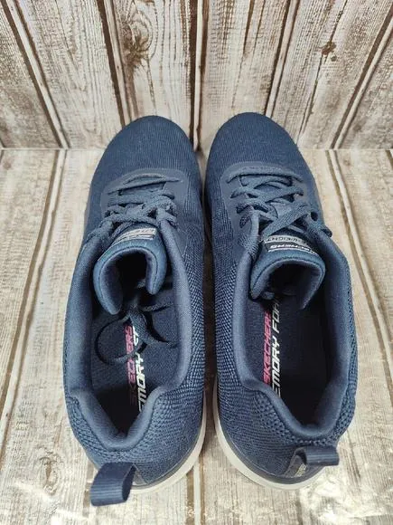 Skechers Lite Weight Memory Foam Sneaker Shoes Men's Size 11 Navy 56133R NWOB