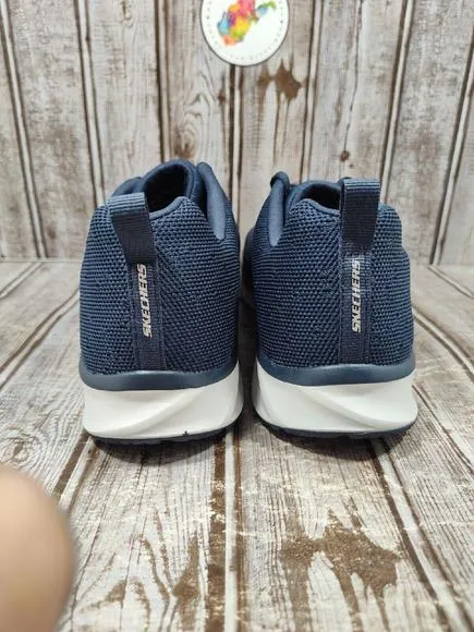 Skechers Lite Weight Memory Foam Sneaker Shoes Men's Size 11 Navy 56133R NWOB