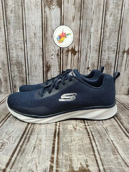 Skechers Lite Weight Memory Foam Sneaker Shoes Men's Size 11 Navy 56133R NWOB
