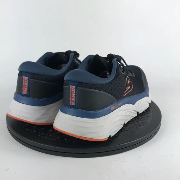 Skechers Max Cushioning Elite Black/Blue Running Shoes 220386 Men’s Size 7.5