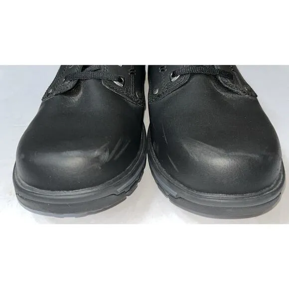 Skechers Mens 64260 Memory Foam Slip Resistant Black Lace‎ Up Work Shoes Size 12