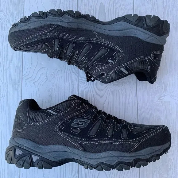 Skechers Men's After Burn 50125 Lace-Up Sneakers Shoes