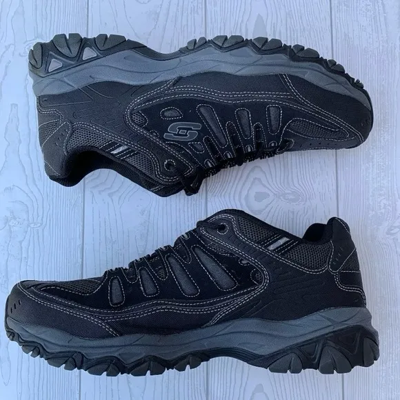 Skechers Men's After Burn 50125 Lace-Up Sneakers Shoes