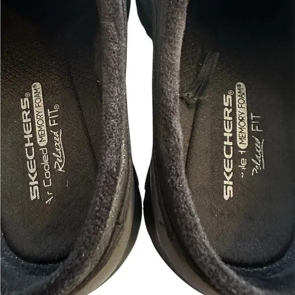 Skechers Men's Black Slip-On Shoes