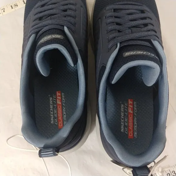 Skechers Men's Glide Lite Pacer Slip-On Sneaker Shoes Navy Blue Size 10.5 US