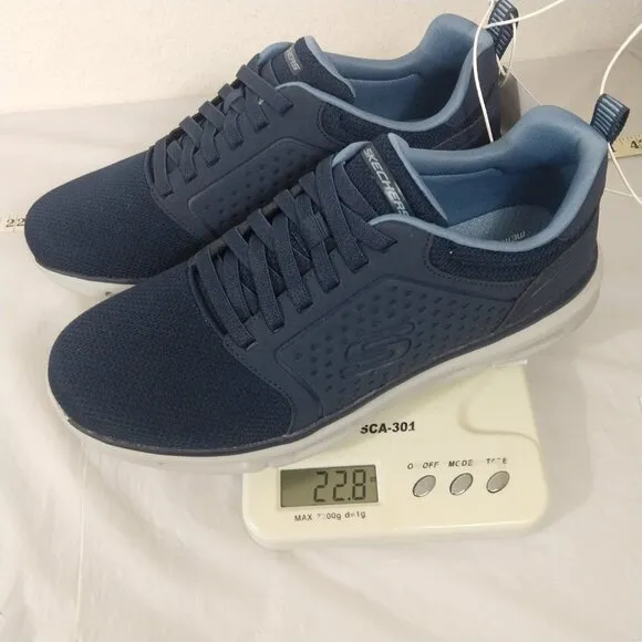 Skechers Men's Glide Lite Pacer Slip-On Sneaker Shoes Navy Blue Size 10.5 US