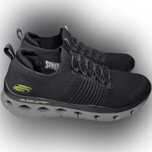 Skechers Men's Glide-Step Flex Black Athletic Shoes, Size 9.5 Mens