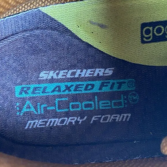 Skechers Men's Leather Shoes  Relaxed Fit  Air Cooled Hiking Memory Foam Size 10