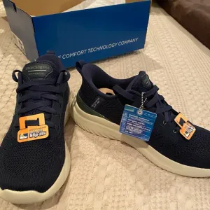 Skechers Navy Bounder 2 Almir Slip In Men’s  Shoes Sneakers Size 9