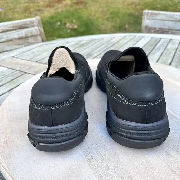 Skechers Respected Calum Mens Slip-On Size 11.5 Black Goodyear Low Profile Shoes