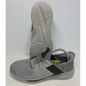 Skechers Sneakers Slip Ins Shoes Sneakers Mens 9 Gray Air Cooled Memory Foam
