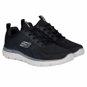 Skechers Summit Tennis Shoes Sneakers Mens 8 Black Memory Foam EVA NEW
