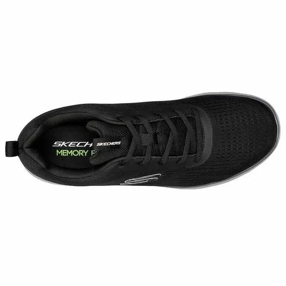 Skechers Summit Tennis Shoes Sneakers Mens 8 Black Memory Foam EVA NEW