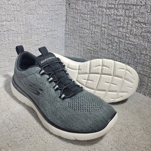Skechers Summits Louvin Men's Size 10 US Grey Running Sneaker Shoes 232186