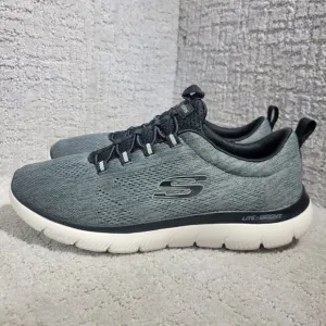 Skechers Summits Louvin Men's Size 10 US Grey Running Sneaker Shoes 232186