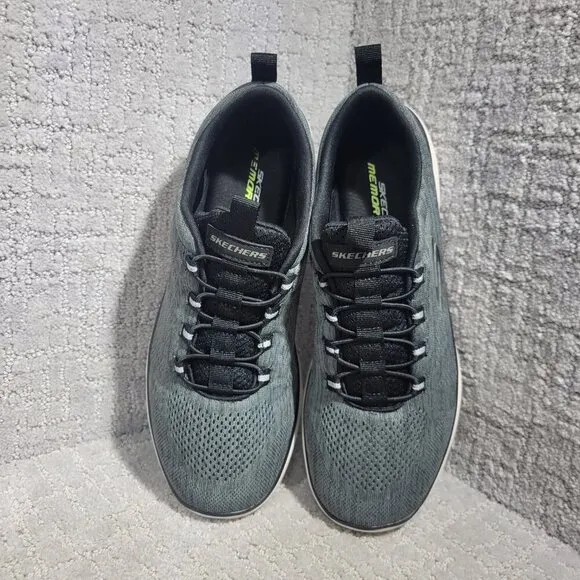 Skechers Summits Louvin Men's Size 10 US Grey Running Sneaker Shoes 232186