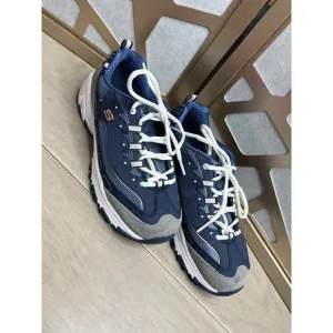 Skechers Women D'Lites New Journey Running Shoes Sneakers 9.5 W Wide  Blue