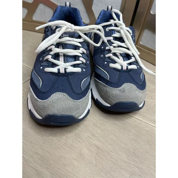 Skechers Women D'Lites New Journey Running Shoes Sneakers 9.5 W Wide  Blue