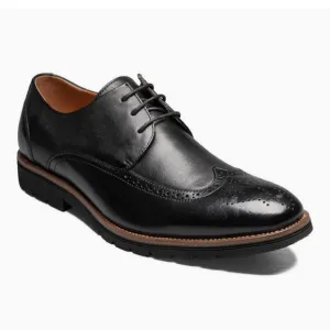 STACY ADAMS Ethan Wingtip Oxford Black Shoes Mens Size 10.5