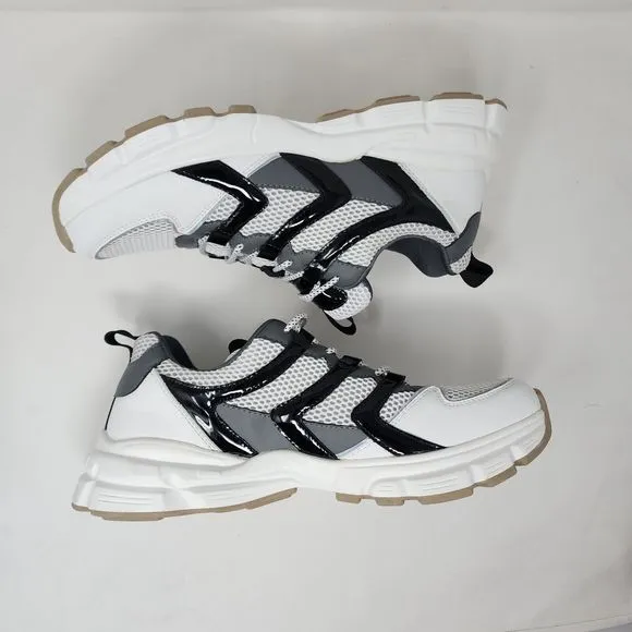 Steve Madden Running Shoes Mens 12 White Jason Logo Gym Active Sneakers
