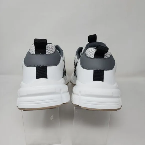 Steve Madden Running Shoes Mens 12 White Jason Logo Gym Active Sneakers