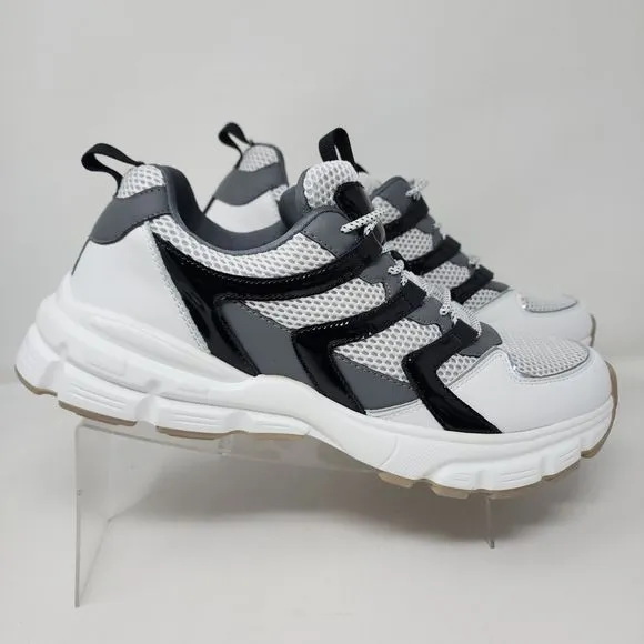 Steve Madden Running Shoes Mens 12 White Jason Logo Gym Active Sneakers
