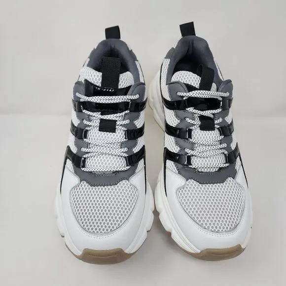 Steve Madden Running Shoes Mens 12 White Jason Logo Gym Active Sneakers