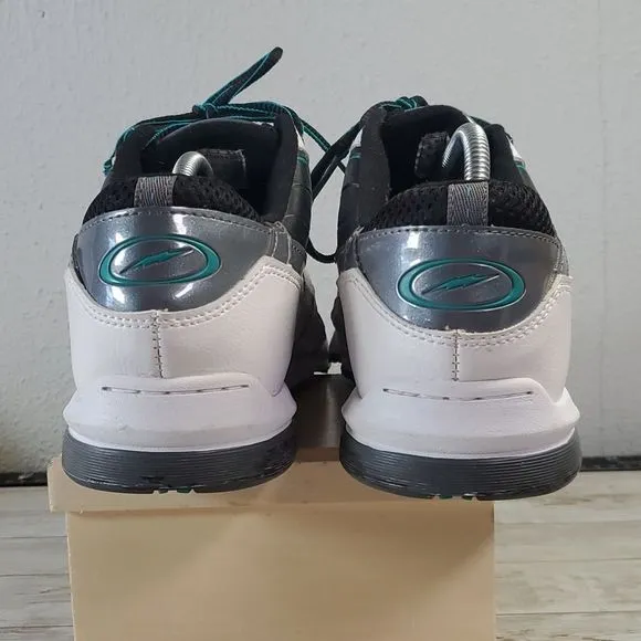 Storm‎ Blizzard Bowling Shoes Men's Size 11½ Black White Teal CWD14 Slide-Rite