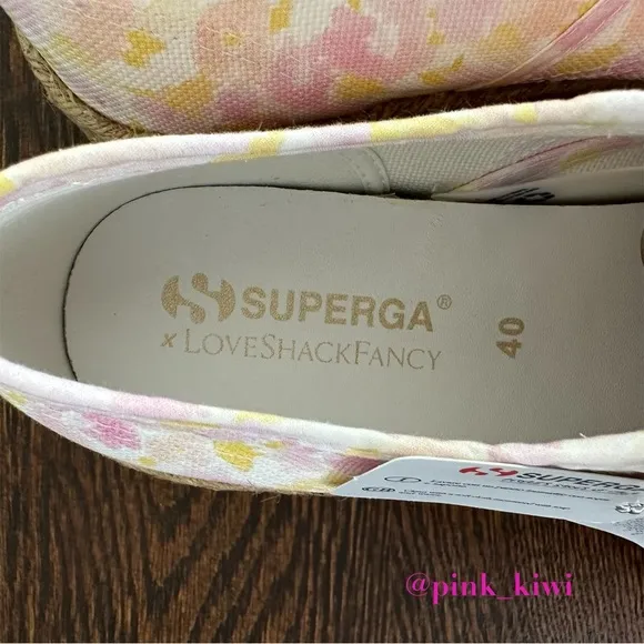 Superga x LoveShackFancy 2790 Floral Canvas Platform Sneaker