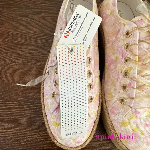 Superga x LoveShackFancy 2790 Floral Canvas Platform Sneaker